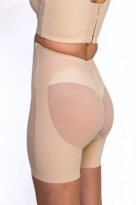 Nayeli Mid Waist Mesh Faja Shapewear