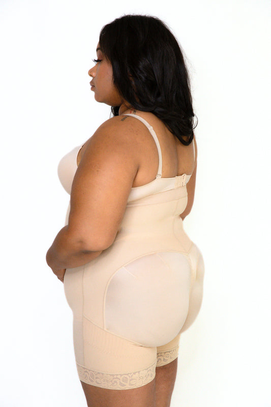 Dulce Strapless Zipper Bottom and Front Faja Shapewear